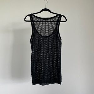Zara Crochet Mesh Top